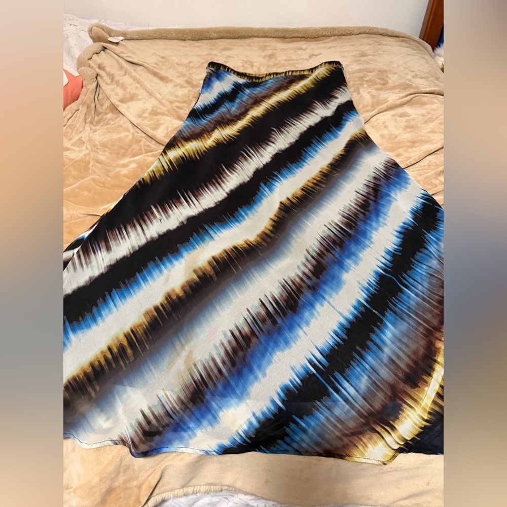 Trina Turk Multicolor Striped Maxi Skirt Women’s Medium